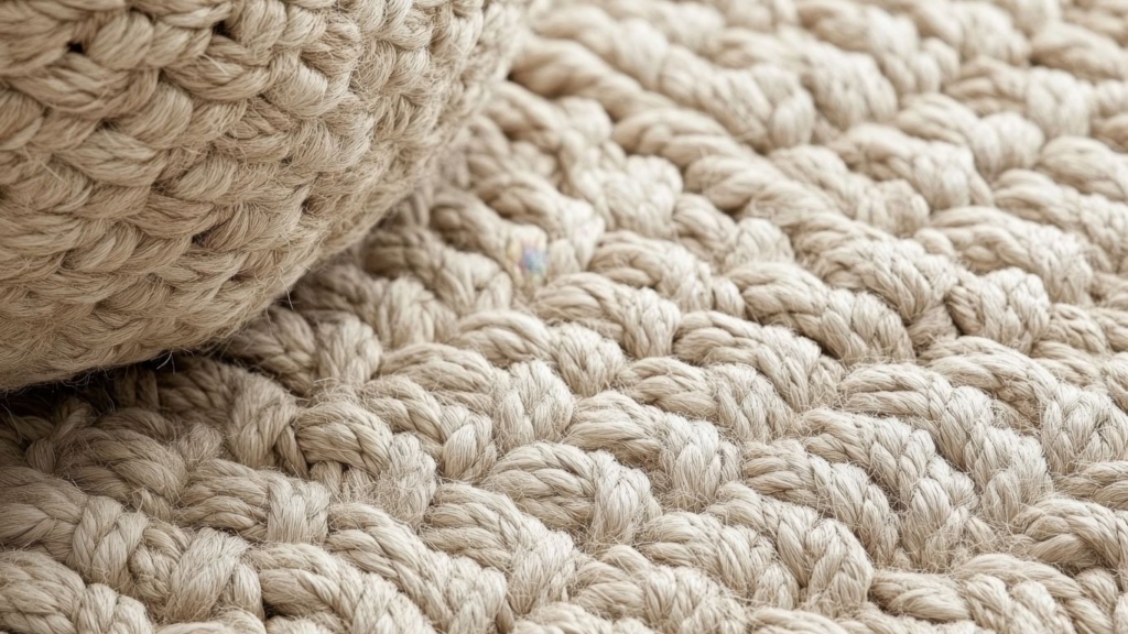 Como limpar tapete de crochê.