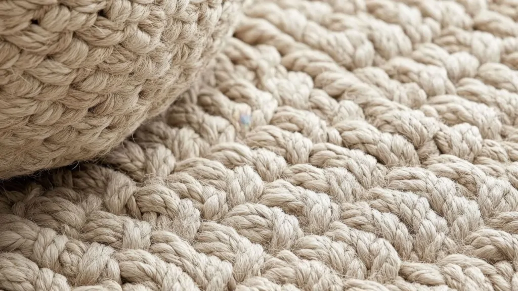 Como limpar tapete de crochê.