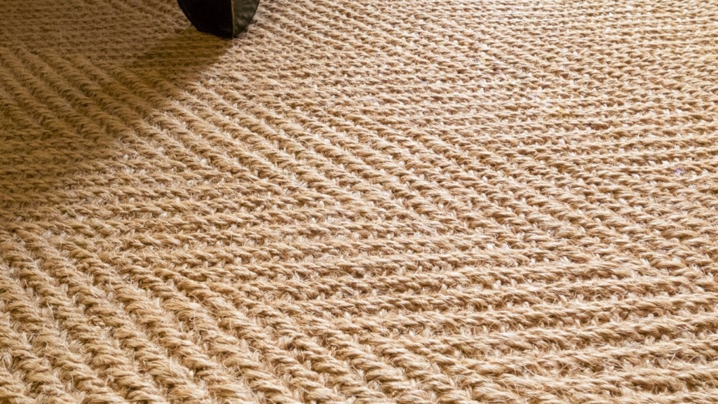 Tapete de sisal.